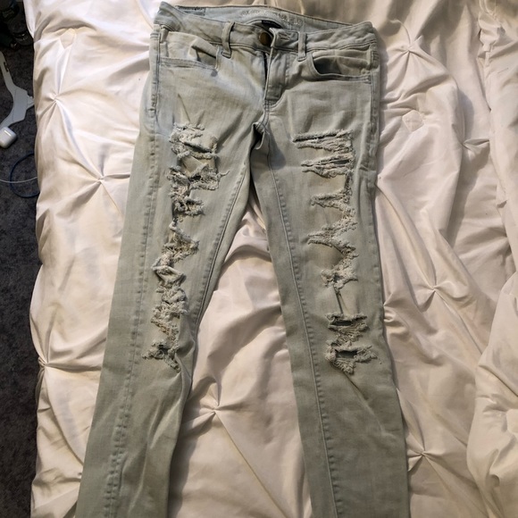 American Eagle Outfitters Denim - American Eagle Distressed Skinny Jeans